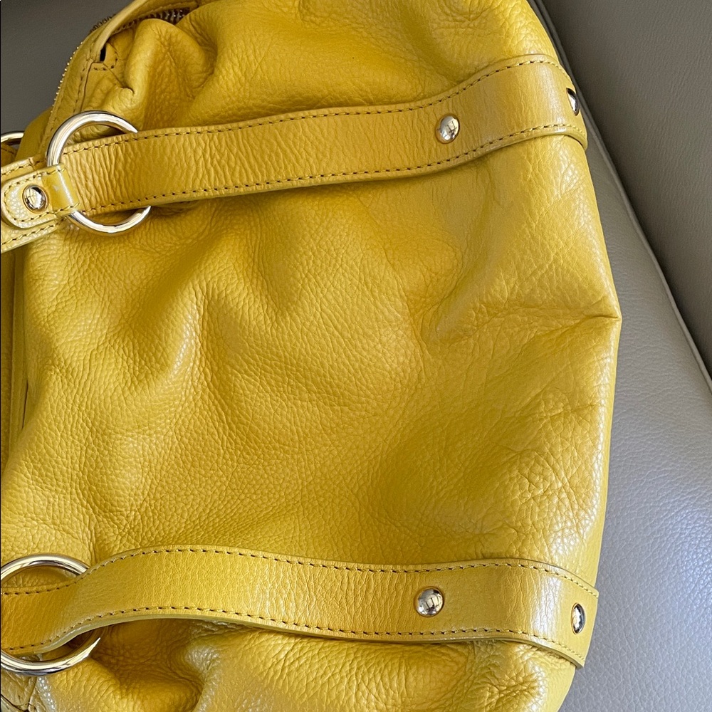 Michael Kors Vibrant Yellow Handbag - Picture 15 of 16